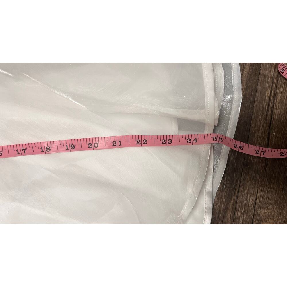 Alamour The Label Celine Mini Dress Off Shoulder White XL Ethereal Fairycore - Picture 12 of 13